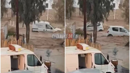 η-κακοκαιρία-έπνιξε-την-πάρο-χείμαρ-214318